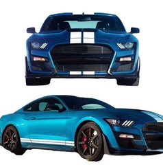 Graphics Car Sticker For Ford Mustang Hood Roof Rear Racing Stripe Side Decals