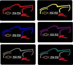 SSR SUNVISOR STICKER Yellow red blue Bumper sticker tu