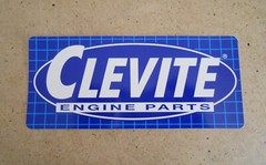 Clevite Engine Parts 8.5″ x 3.75″ Sticker Decal