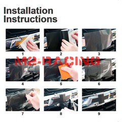 3M 2080 Vinyl Wrap For Chevy Bowtie Emblem Overlay Sticker Decal Sheet Film