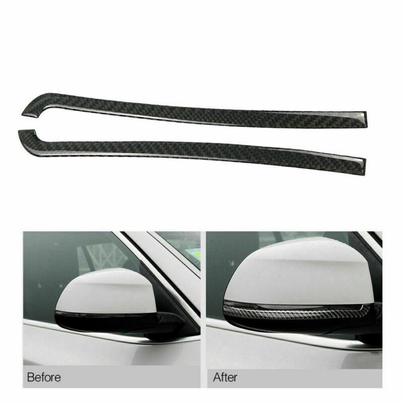 Carbon Fiber Rearview Mirror Anti-rub Stick For BMW X5 X6 X3 X4 F16 F25 F26 PA