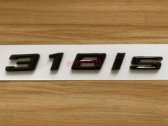 Gloss Black 3D ABS Letters Trunk 318is Emblem Rear Badge for BMW 2017-2022 318is