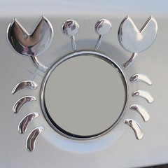 Car Sticker Fashion 3D Crab Styling Auto Emblem Logo Decals DIY Car Decorations