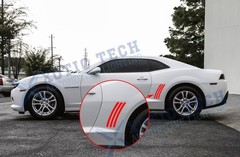 For Chevy Camaro 2010 2011 2012 2013 2014 2015 Side Vent Stripe Decal Insert 6pc