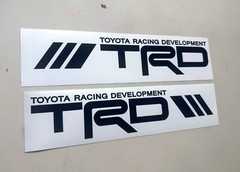 TRD Toyota Decal SET OF 2 Decal Toyota Racing Development Tacoma Tundra Sticker