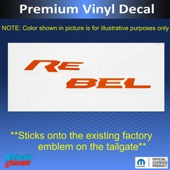 REBEL Badge Inlay Decal Sticker – 2015-2018 Ram Rebel