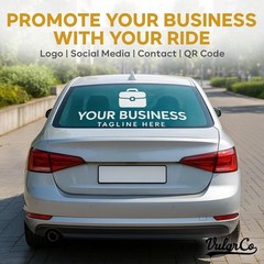 Custom SUV & Truck Window Decals – One-Way See-Through Perforated Vinyl, Wate…