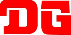 Logo DG decal sticker Vintage Motocross CR YZ RM 5″ x 2.50″ black,red or white