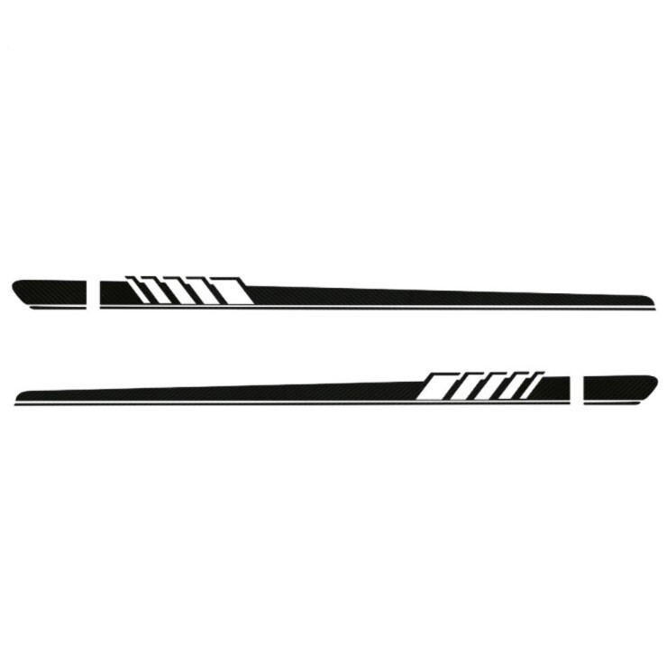 AMG Edition1 Style Side Skirt Racing Sport Stripe Vinyl Decal Sticker Car SUV