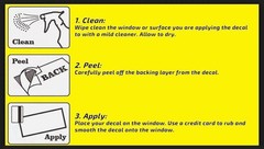 1X Staff only sticker, Self Adhesive Waterproof Vinyl Sticker