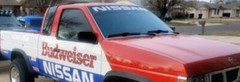 FOR NISSAN WINDSHIELDS – BANNER DIE CUT STICKER VINYL DECAL AND APPLICATION TOOL