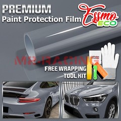 5FTx7FT PPF Gunmetal Gray Gloss Color Vinyl Paint Protection Film Scratch Wrap