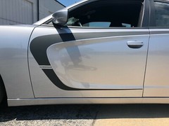 FITS 2015-2023 DODGE CHARGER VINYL HOOD & SIDE STRIPES DECALS STICKERS GRAPHICS