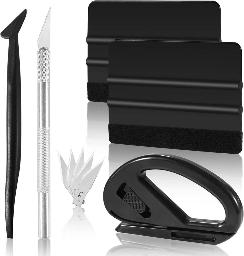 10 Pcs Vinyl Wrap Tools Kit Window Tint Tools Kit Professional Car Wrap Tools