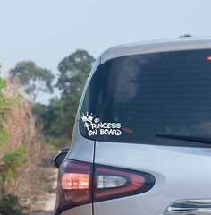 Princess On Board Vinyl Decal