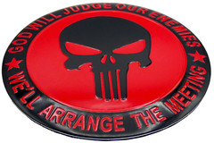 1x 2nd Amendment Decal Sticker Emblem for Auto, Car, Truck Aluminum Badge 2.20″