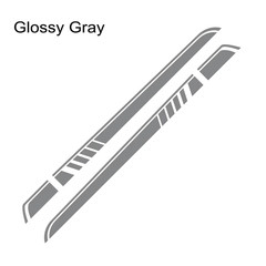 2pcs Car Stickers Universal Vinyl Stripes Graphics Sporty 270x16cm