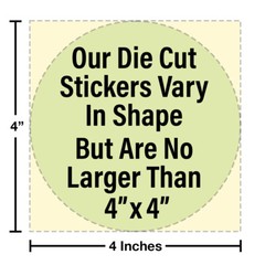 Vinyl Sticker, Liberty & Justice for All, Patriotic Die-Cut Decal