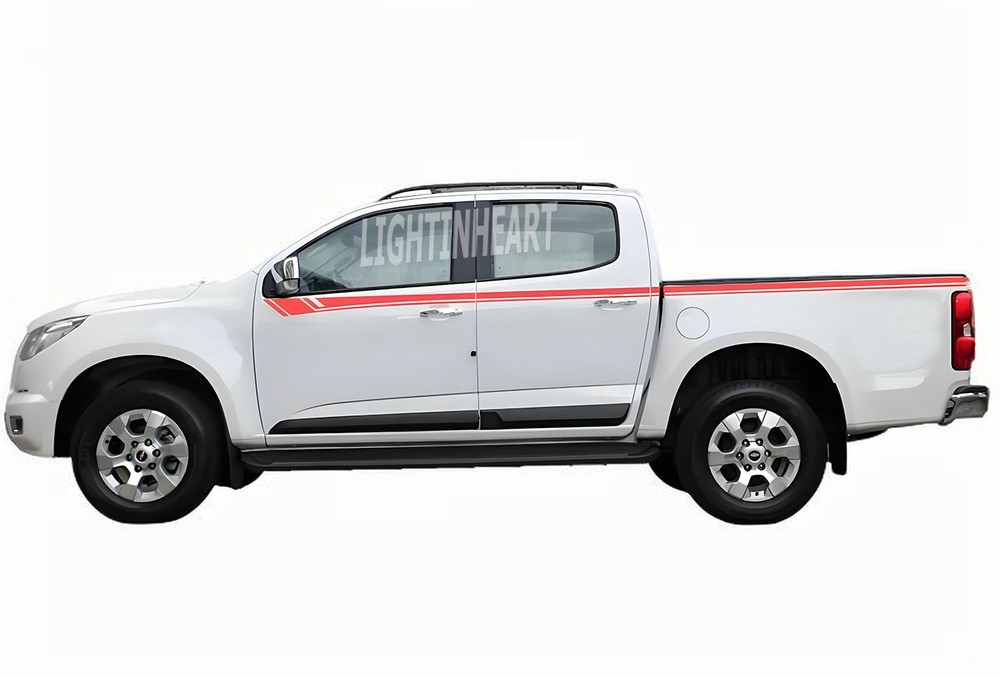 Pickup Truck Sticker Waist Line Stripe For Chevrolet Colorado Trunk Side Decals