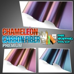【Chameleon】 Gloss / Matte Metallic Color Change Shift Flow Vinyl Wrap Sheet Film
