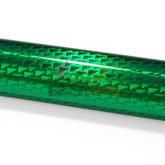 PET Squadron Carbon Fiber Gloss Emerald Green Car Vehicle Vinyl Wrap Decal Sheet