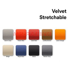 Velvet Stretchable Royal Blue Suede Textured Car Vinyl Wrap Sticker Decal Sheet