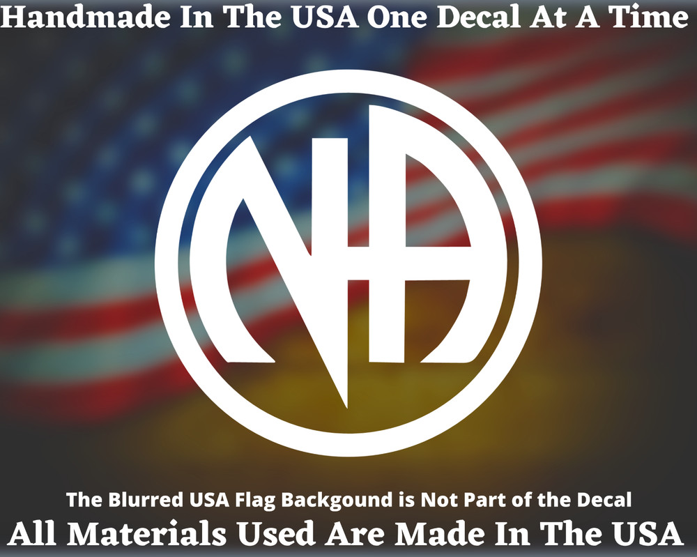 NA (Narcotics Anonymous) Logo Car Window Decal US Seller