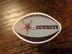 Motorcycle Sticker for Helmets or toolbox #13,425 Dallas Cowboys