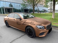 【Satin Chrome】 Rose Gold Matte Metallic Vinyl Wrap Sticker Air Release Sheet DIY
