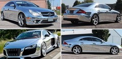 2 Inches x 30 FT Chrome Mirror Vinyl Tape Wrap Adhesive Car Sticker Decal Film (