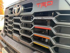 Toyota Tundra TRD indent and heritage front grill decals 2022