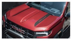 2023 2024 2025 GMC Canyon AT4X Matte Black Side Hood Decals Set of 2 GM Licensed