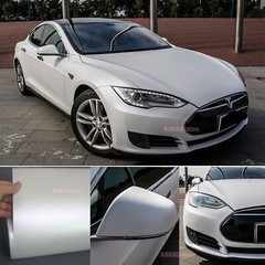 Air Free Car Auto Satin Matte Steel Chrome Vinyl Wrap Decal Sticker / Stretch US