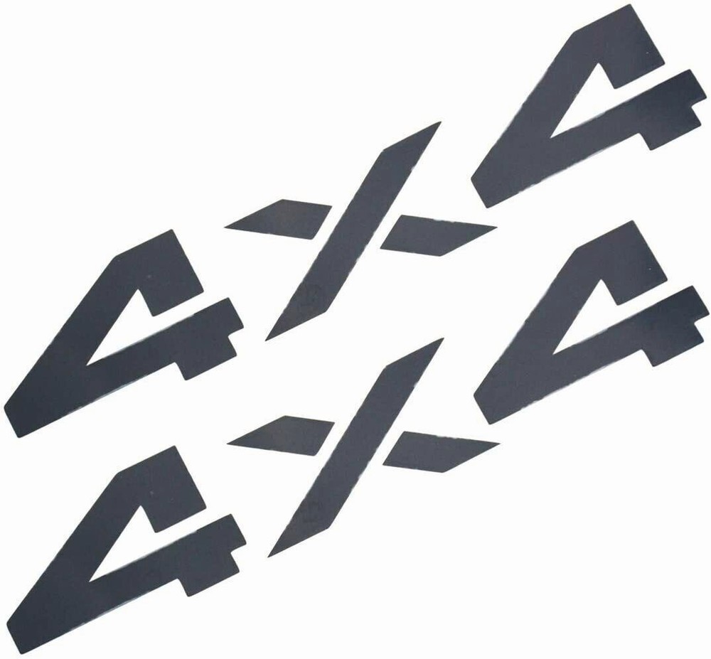 2x 6.5 Inch 4×4 Decals Stickers fit for Auto, Wall, Laptop, Phone, Truck, (Black