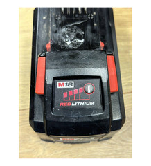 Lot of 4 Genuine Milwaukee M18 Battery Front label Button Sticker Decal