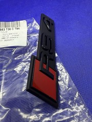 Audi RS4 B9 2017 Logo Badge Emblem + Black Original Grille 8W0853736CT94