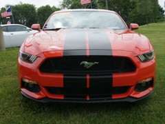 10″ PLAIN Rally Racing Stripe Graphics Stripes Set FIT 2015 – 2025 Mustang