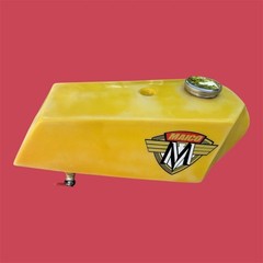 Maico Tank Decal Logo Sticker Black Yellow White Red 5″ x 4″ Classic NEW!!