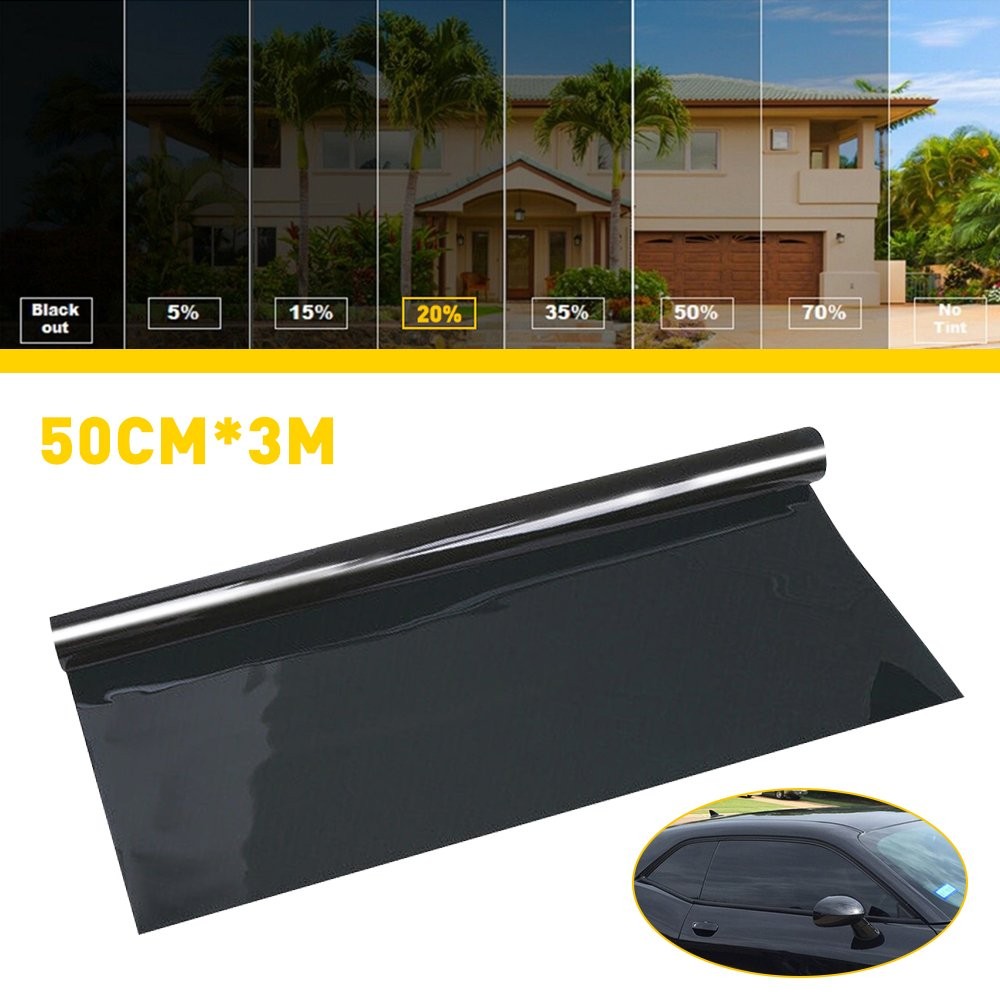 10FT Uncut Roll Window Tint Film 20% VLT Fit for 20″ x 10ft Car Home Office Glas
