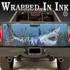 Tailgate Wrap A Shark Tank in your Truck Bed! Vinyl Graphics for Truck or Wall