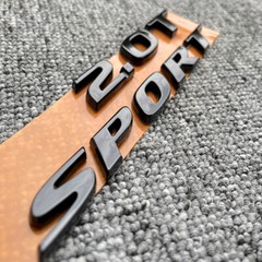 NEW For Honda 2018-2021 Accord 2.0T Sport Gloss Black Nameplate Emblem
