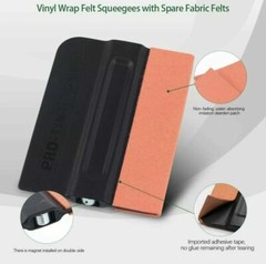 Suede Felt Magnet Squeegee Pro-tint Bondo Car Film Vinyl Tools Wrap Window Tint