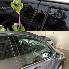 8-80X Fit Toyota Camry 2018-2021 Gloss Black Window Door Pillar Posts Decor Trim