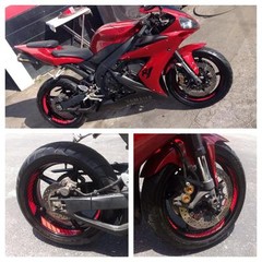 HOT PINK MAGENTA CUSTOM INNER RIM DECALS WHEEL STICKERS STRIPES TAPE GRAPHICS