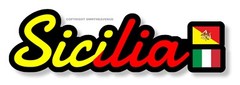 Sicily Sicilia Italy Italian Flag Country Vinyl Sticker Decals 6″ Inches
