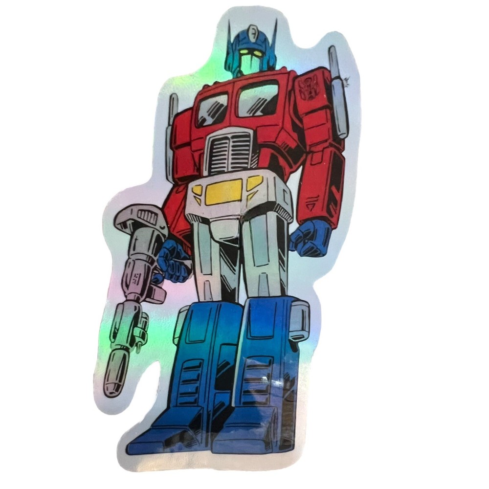 Transformers HOT ROD Sticker Decal Holographic Water Resistant Vinyl