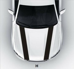 Universal Fit Racing Hood Stripes Decal Vinyl Stickers for Car SUV Truck