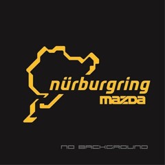 Mazda Nurburgring Decal Sticker logo Pair