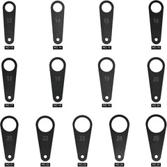 Precision Craft Cutting Tool Kit: 13-25mm Circle Templates for Car Wrapping