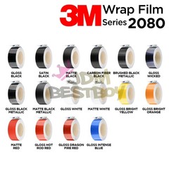 3M 2080 Gloss Racing Stripes Vinyl Wrap Rally Decal Sticker Hood Roof 10FT/20FT